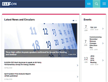 Tablet Screenshot of elexon.co.uk